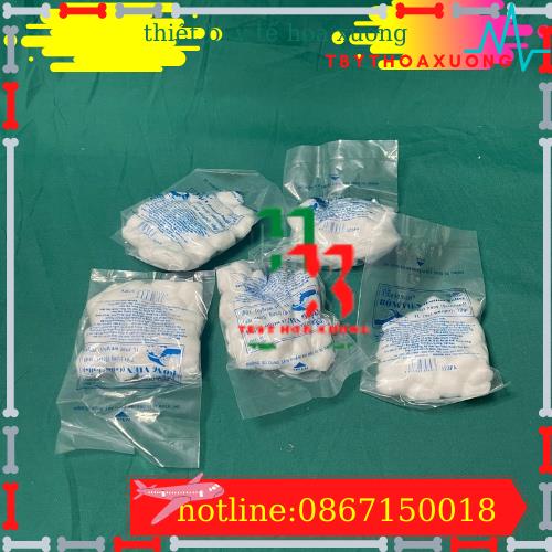 [Bán lẻ gói] Bông gòn viên Bảo Thạch tiệt trùng từng gói 10gr