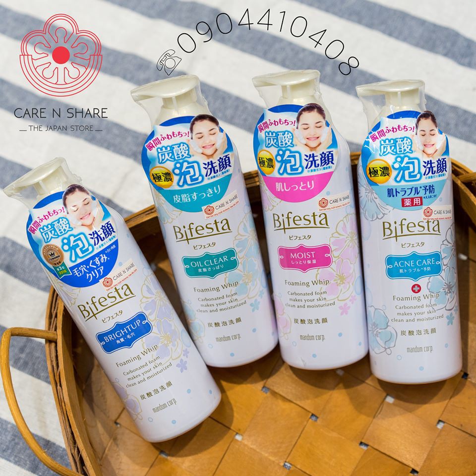 BIFESTA sữa rửa mặt bọt