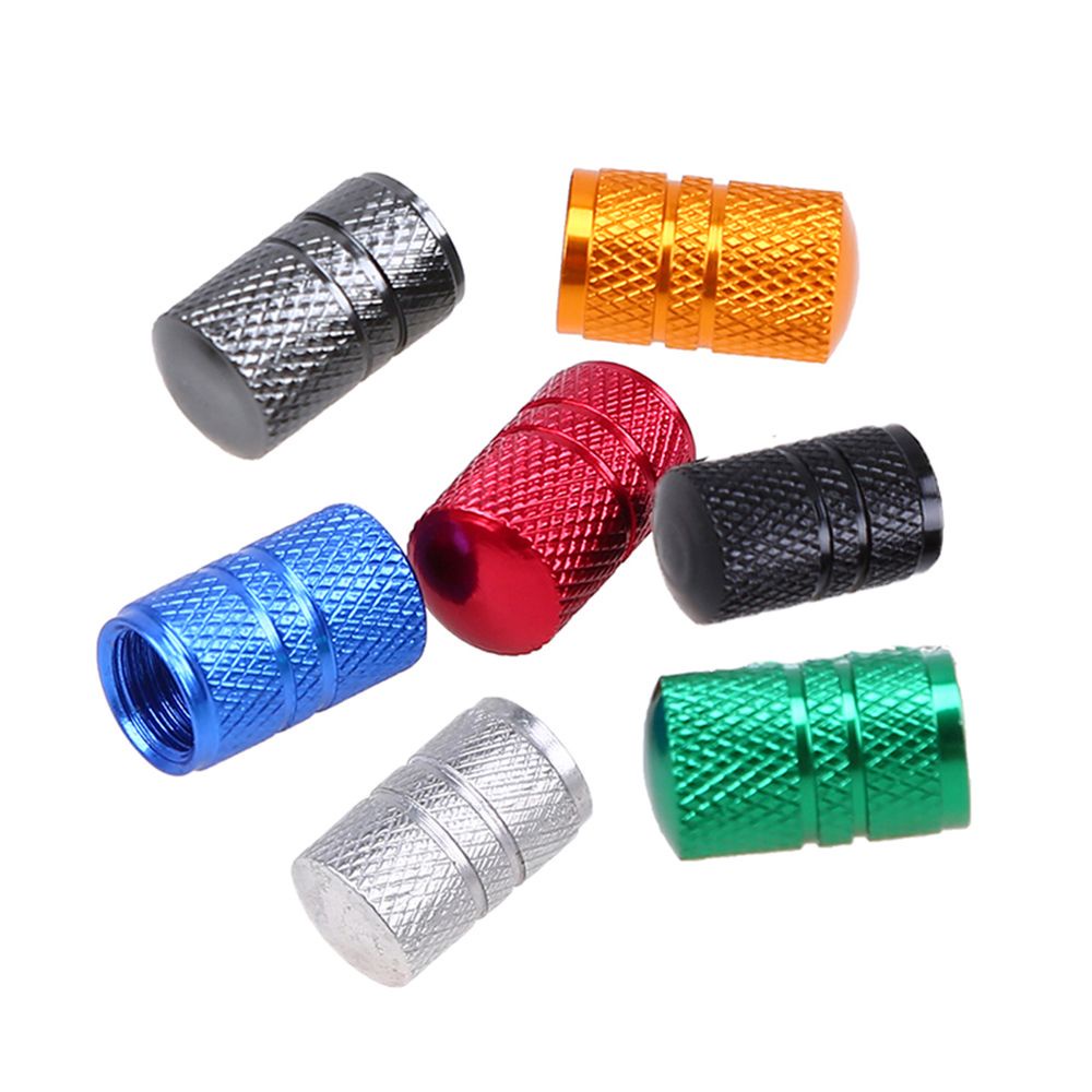 Bộ 4 Nắp Van Xe Đạp/ Xe Máy Bằng Hợp Kim Nhôm Chống Bụi Nhiều Màu Sắc