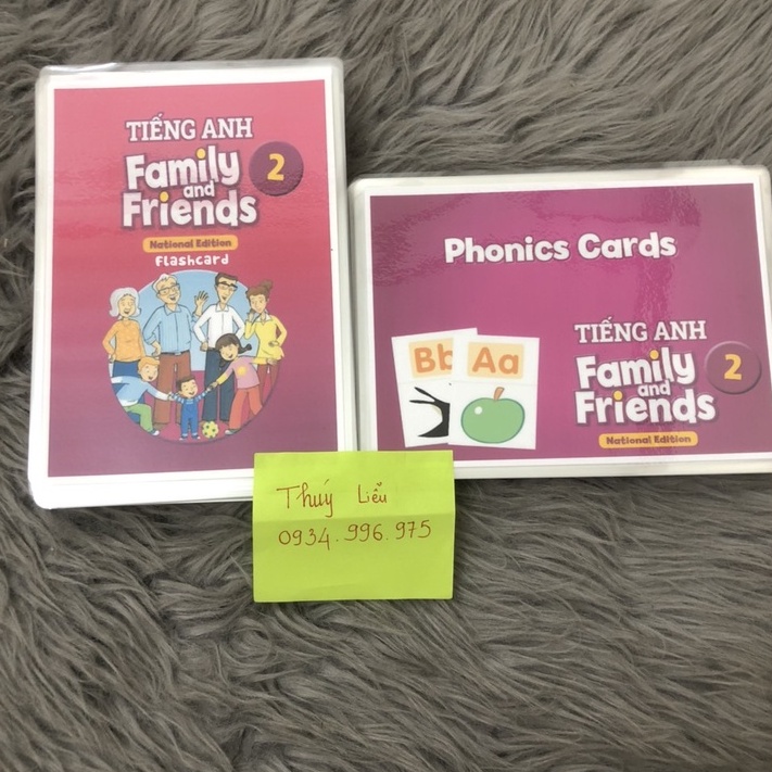 Thẻ từ vựng Tiếng Anh theo sách Family and friends 2 national, Flashcard, Giáo cụ dạy học