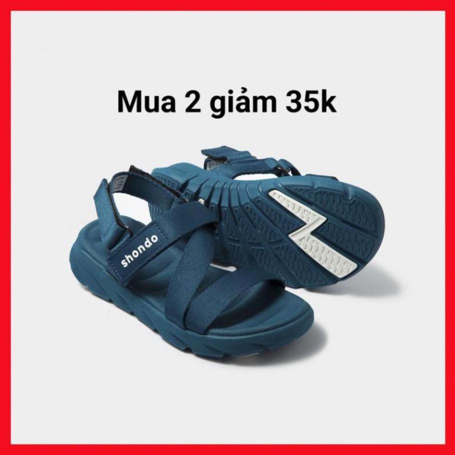 Chất Nhất - Giày Sandals Màu Xanh SHONDO|Shat F6 Sport - F6S303 M6 2021