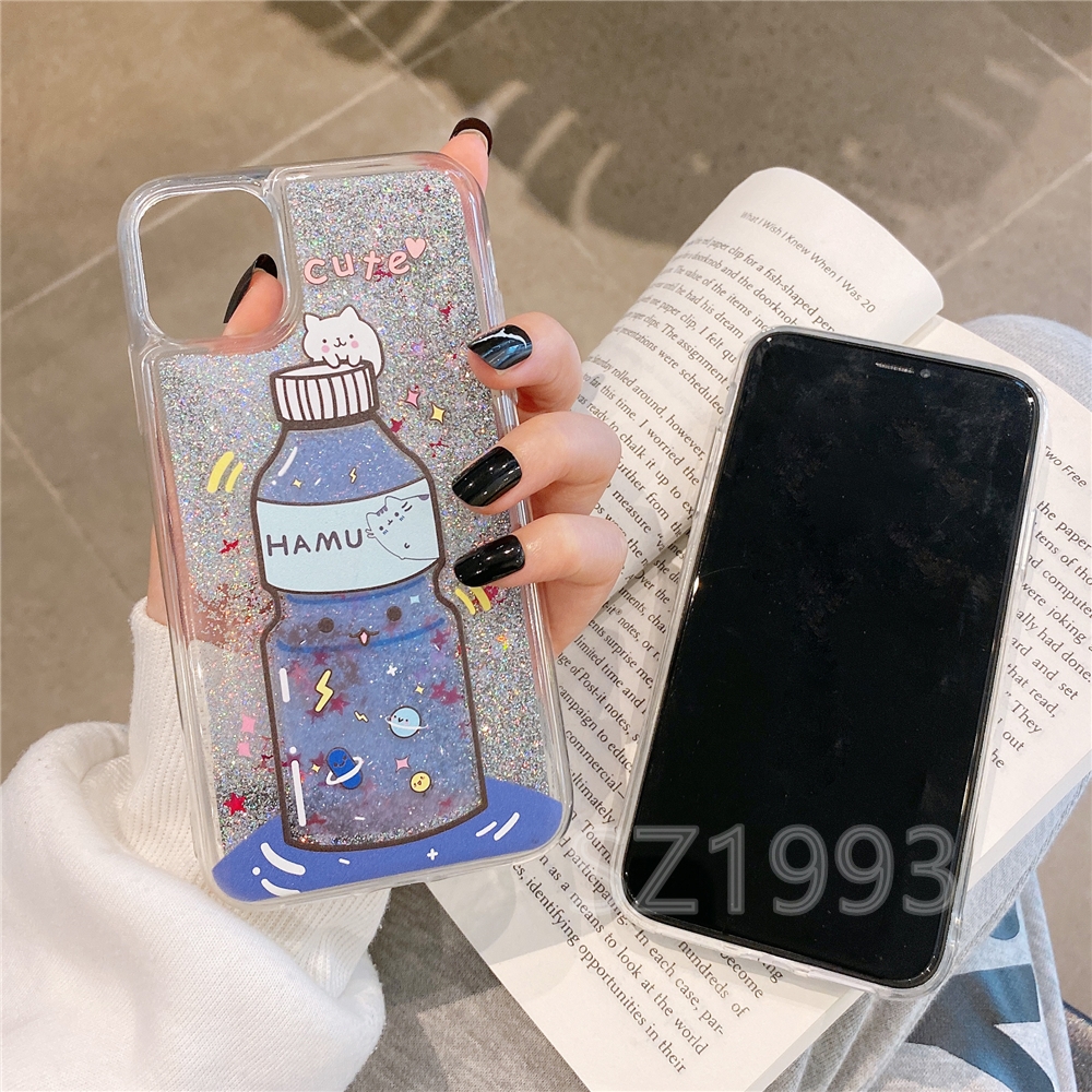 CREATIVE ốp điện thoại Kim Tuyến Nước Lấp Lánh Cho Oppo A92S Reno 3 Z 2f Reno 2 A9 2020 A5 2020 A1K Realme C2 K3