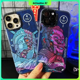 Ốp Điện Thoại Chống Sốc Từ Tính Bảo Vệ Ống Kính Máy Ảnh Toàn Diện Cho iphone 13 Pro Max 3D ip 13Pro