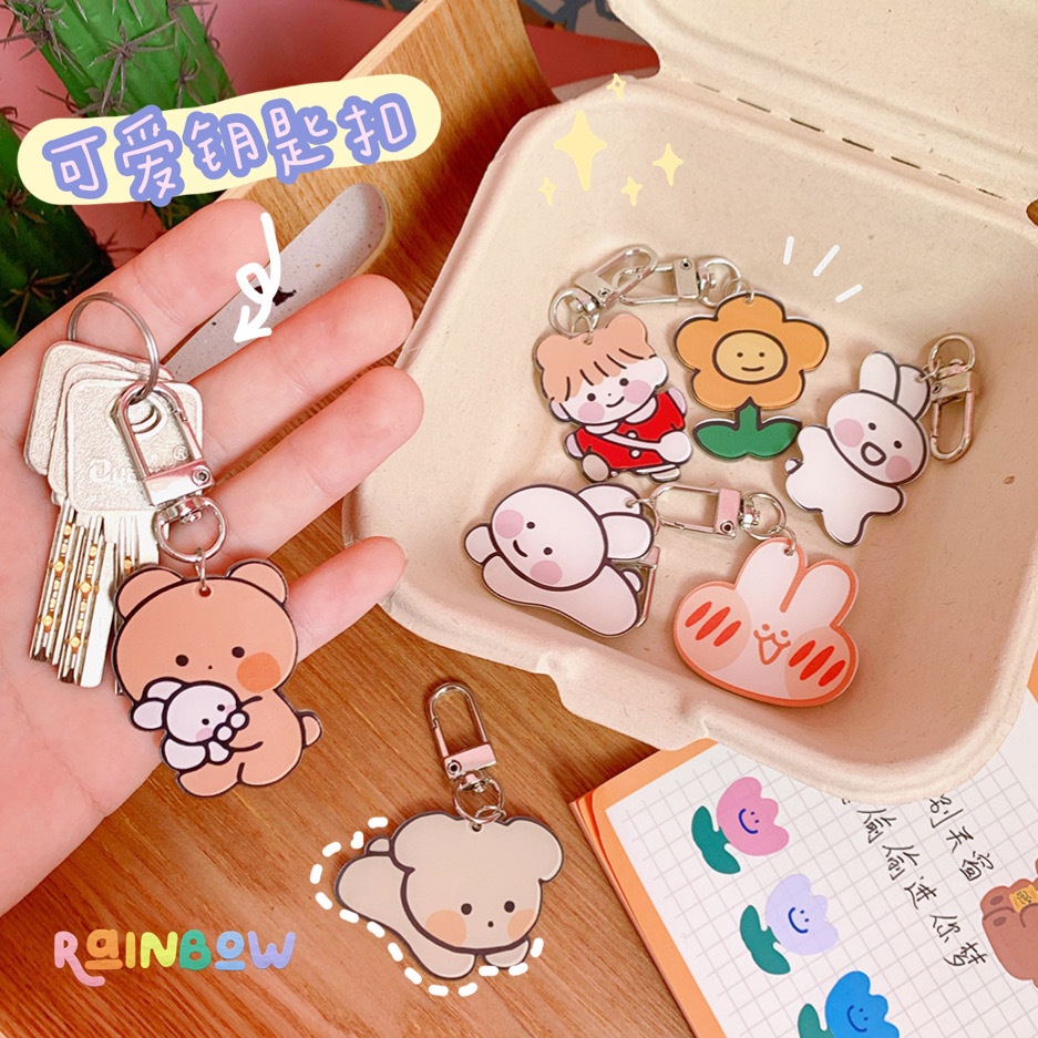 Móc khóa treo balo, túi xách, móc gắn chìa khóa, móc gắn hộp bút - nhiều mẫu hình xinh xắn, dễ thương, Lame.Store