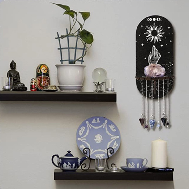 Kệ Pha Lê Treo Tường Trưng Bày Trang Trí Nhà Cửa