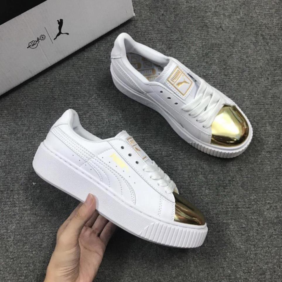 SALE <3 | Full Size| [SALE LỚN] Giày Sneaker Nữ Puma Mũi Vàng (fullbox+freeship) Cao Cấp  <3 . . 2020 K . : : > ,