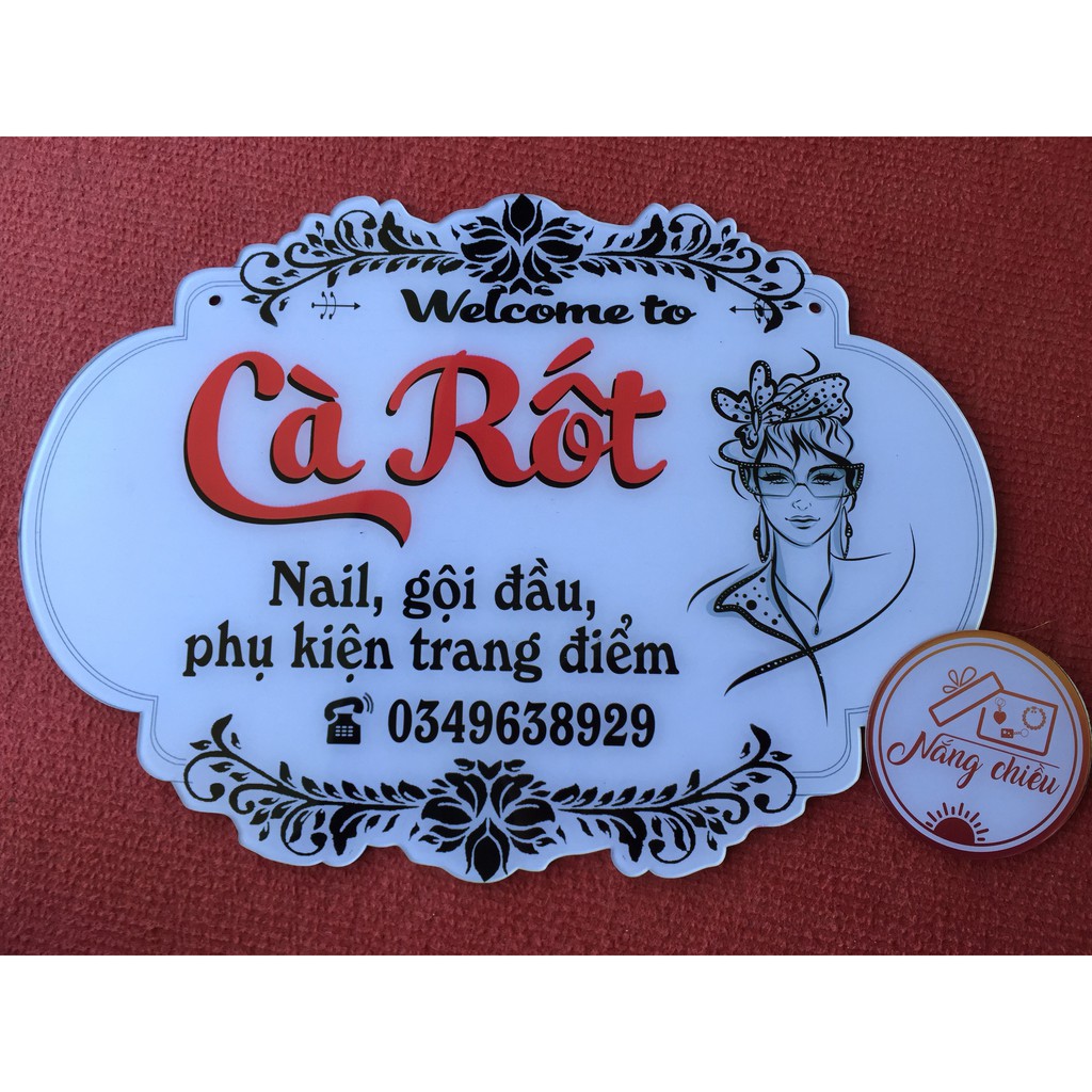 Bảng hiệu mica - Dụng cụ chụp hình sản phẩm bán hàng online hiệu quả - Thiết kế và in thông tin theo yêu cầu