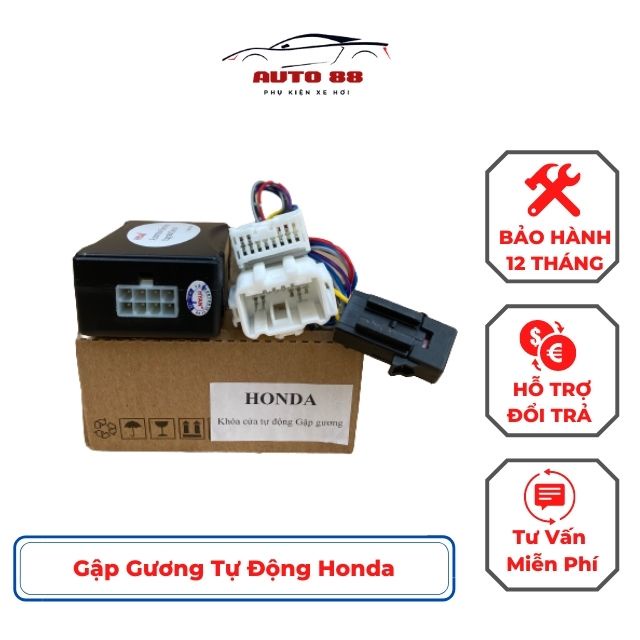 Tự động gập gương Honda Auto88.Officialstore cắm giắc zin, cài đặt nhanh có kỹ thuật viên hỗ trợ lắp đặt
