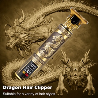  Tông đơ cắt tóc T9 chuyên nghiệp có màn hình hiển thị lcd kèm phụ kiện cho nam 