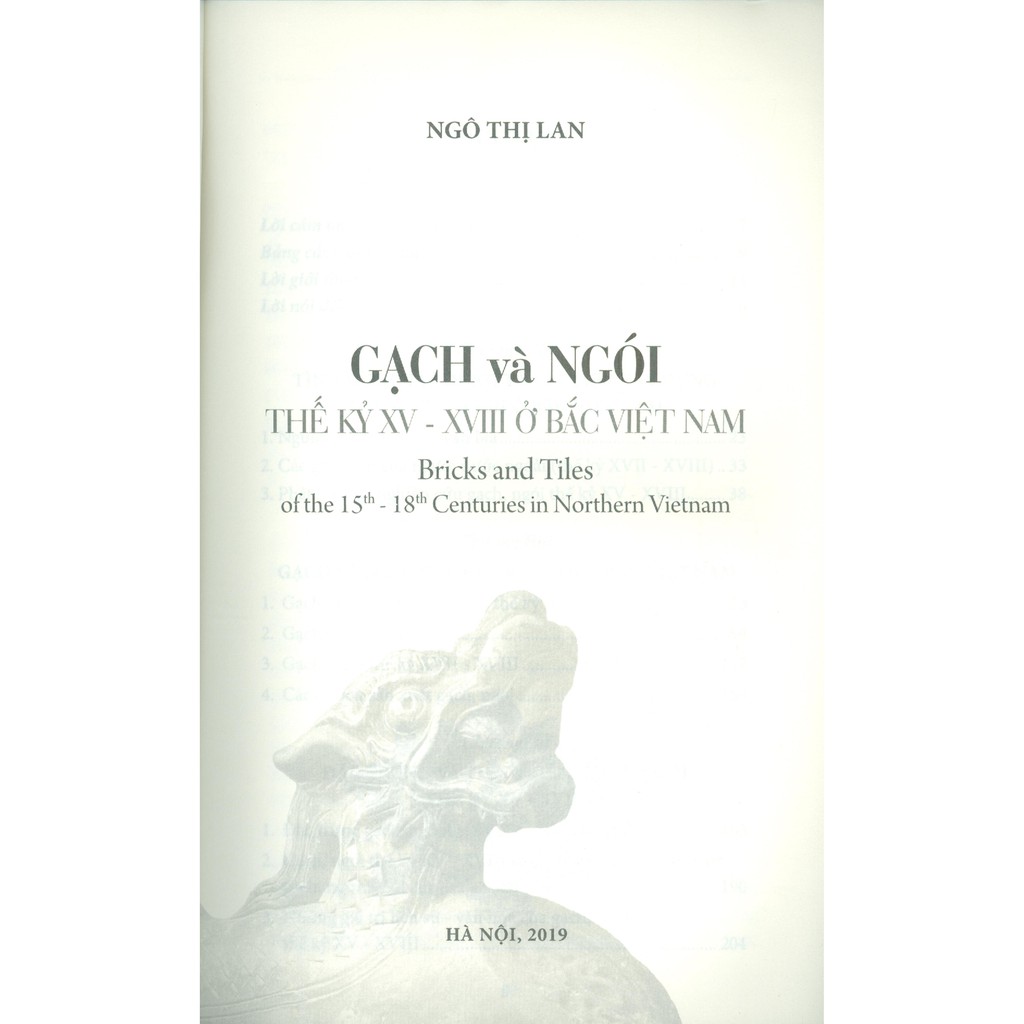 Sách - Gạch Và Ngói Thế Kỷ XV-XVIII Ở Bắc Việt Nam | BigBuy360 - bigbuy360.vn