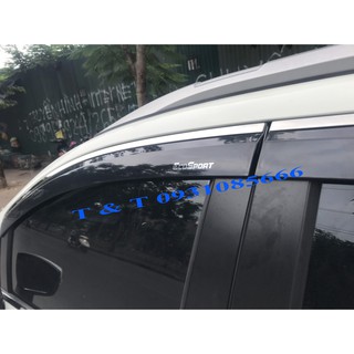 Bộ Vè Mưa Ecosport 2016 - 2020 Viền Chỉ mạ innox