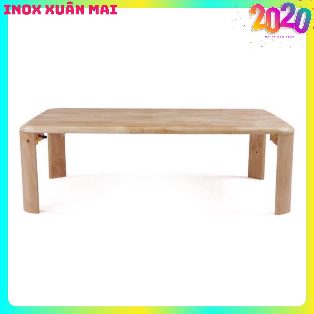 Bàn xếp gỗ cao su cao cấp 60x90cm