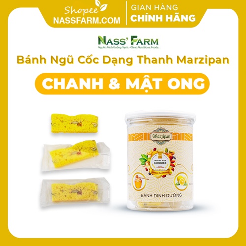 [ORGANIC] Bánh Marzipan CHANH &amp; MẬT ONG bổ sung dinh dưỡng, tăng sức đề kháng, ăn chay, eat clean