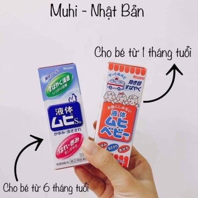 Lăn trị muỗi đốt Muhi Nhật