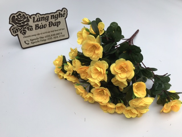Cụm hoa đỗ quyên 12 nhánh -40 cm