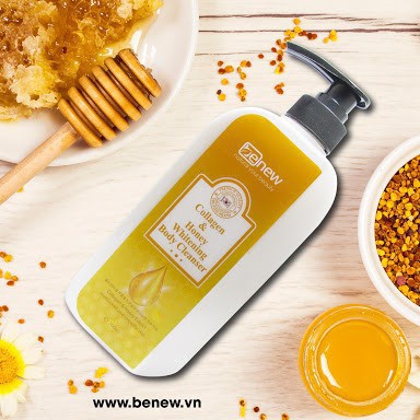 Sữa tắm nước hoa cao cấp Benew Perfume Moisture Rich Body Cleanser White Milk nhập khẩu chính hãng Hàn Quốc 500ml