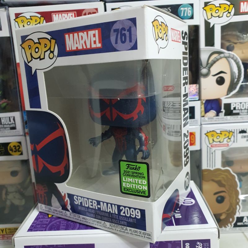 Đồ chơi mô hình funko pop 761 Spider-Man 2099 [Spring Convention] - Marvel