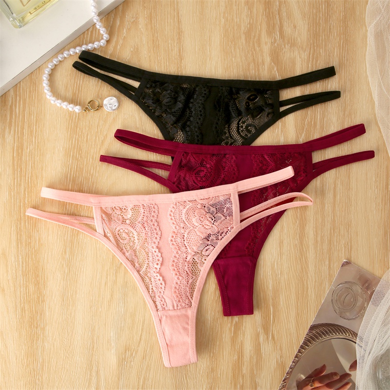 Cute Byte Quần Lót Cotton Phối Ren Quyến Rũ Dành Cho Nữ Size S-XL