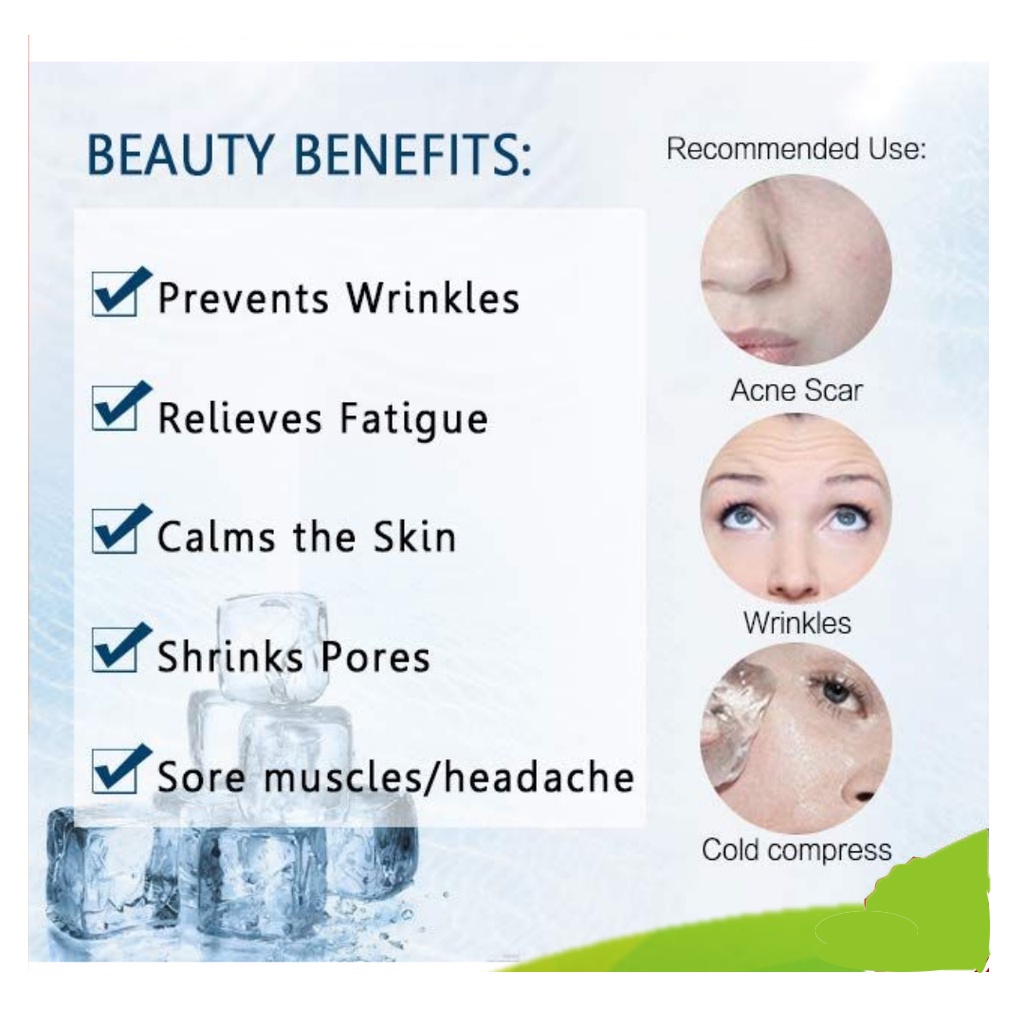 [Hàng mới về] Con lăn mát xa da mặt lạnh ngăn ngừa Mặt nếp nhăn Giảm Bọng Mắt - Quả Cầu Lạnh Massage