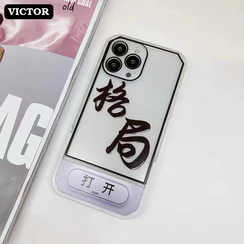 Ốp Điện Thoại TPU Silicon Mềm Trong Suốt Có Giá Đỡ Thời Trang Cho iPhone 13 13pro 12promax SE2020 11 Pro MAX 6S 7 8 Plus X XS XR