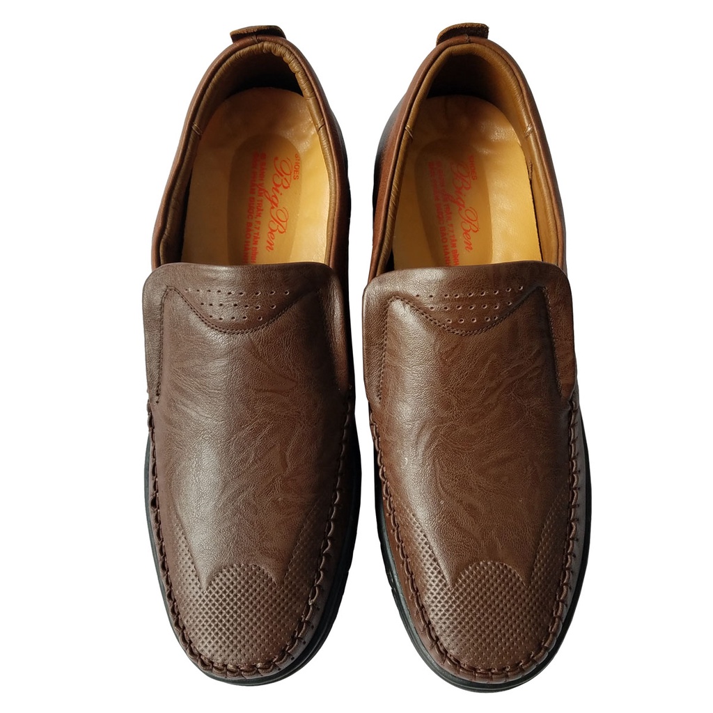 Giày Lười Nam Da Bò Thật BIGBEN Cao Cấp GM236