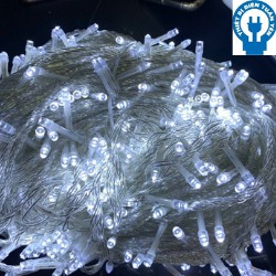 Combo 2 dây led 100m, 600 bóng có chớp ánh sáng trắng