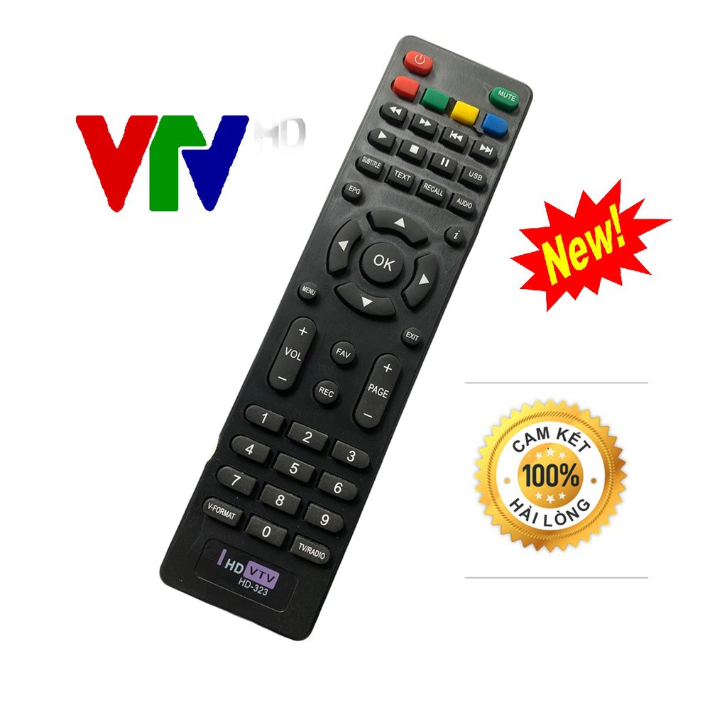 Điều khiển đầu thu HD VTV - Hàng tốt