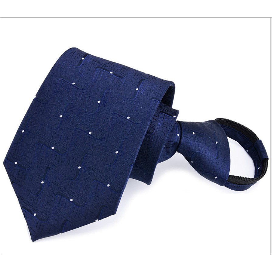 Cà vạt Nam thắt sẵn cao cấp bản to 8cm phong cách công sở lịch sự, cà vạt phom đẹp thời trang CV-850- CV-859 - AdamZone