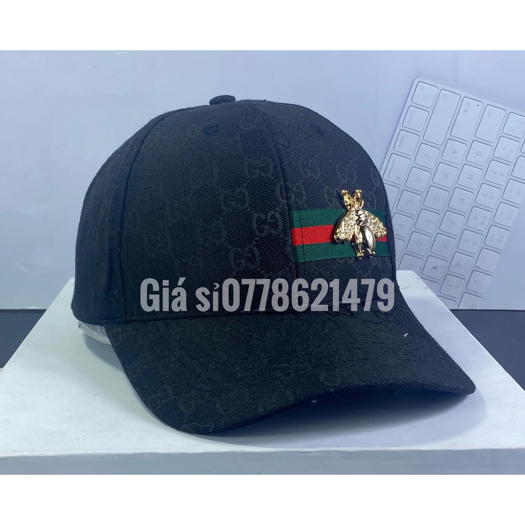 Nón kết lưỡi trai in Gg ong sắt thời trang nam nữ