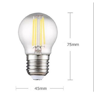 Bóng LED EDISON G45-4w; sợi đốt 5w / 40w