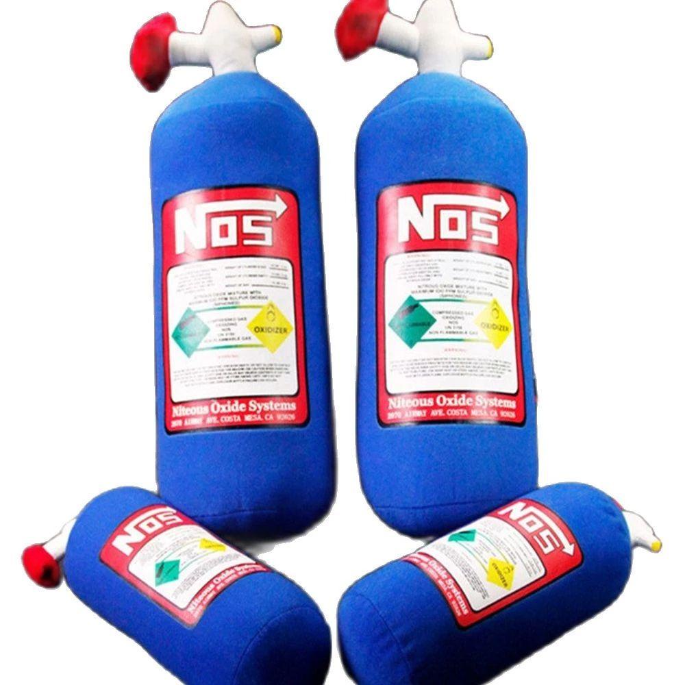 Gối Tựa Cổ Gắn Ghế Ngồi Xe Hơi In Chữ NOS Nitrous Sáng Tạo