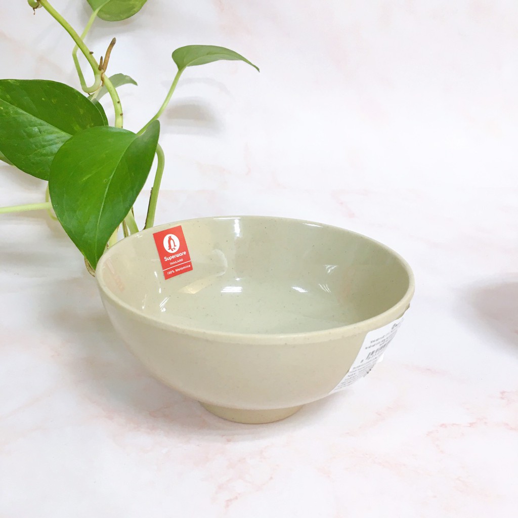 Bát Cơm SUPERWARE Nhựa Phíp 100% Melamine Nâu Đá - Stone