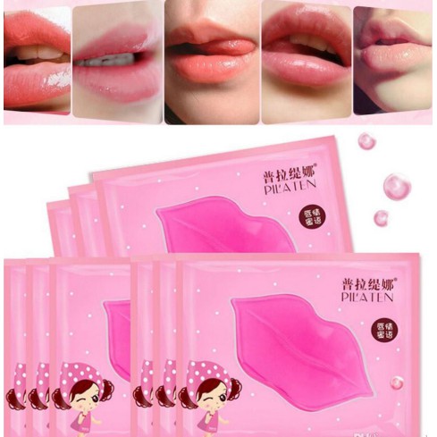 Mặt Nạ Môi Collagen Bioaqua Dưỡng Ẩm, Giảm Thâm, Môi Hồng, Mềm Môi Lip Mask Nội Địa Trung Chính Hãng mt89