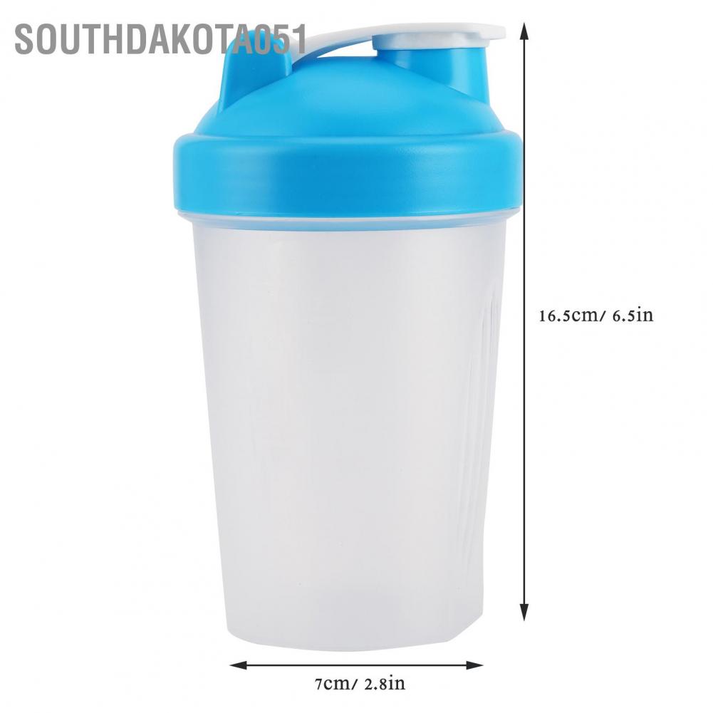 Southdakota051 400ML Shake Bottle Plastic Protein Fitness Water Kettle Sport Cup Without BPA