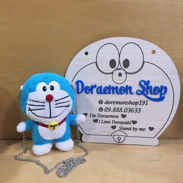 Túi Thú Bông Doraemon Doremon Dây Xích