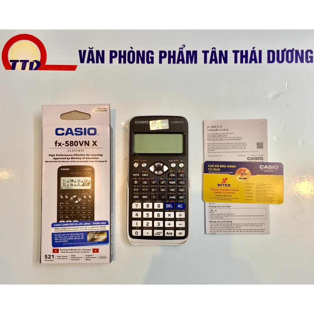 MÁY TÍNH CASIO FX-580VN X - LOẠI TỐT