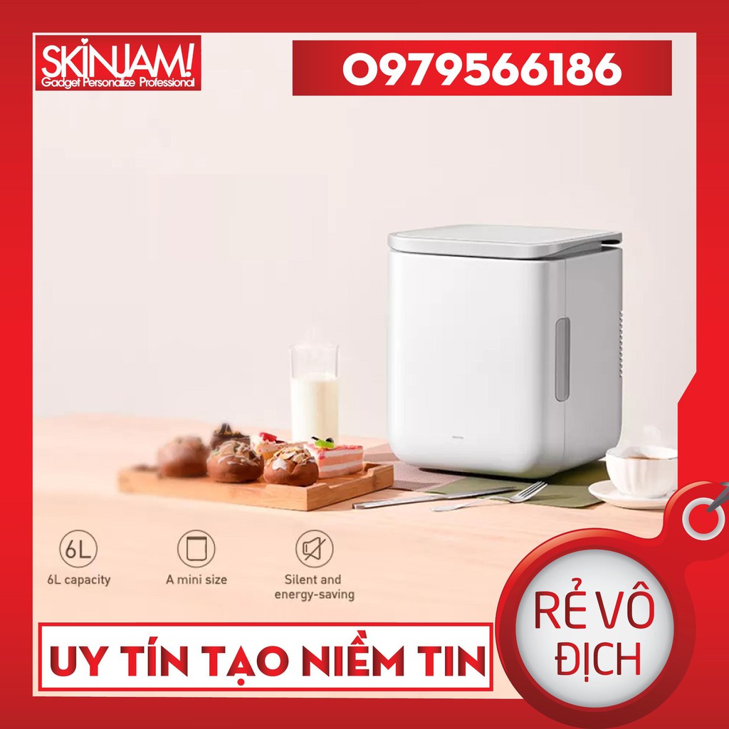 Tủ Lạnh Mini Baseus 6L Tủ Lạnh Đa Chức Năng Sưởi Ấm Và Làm Lạnh Với Dây Nguồn AC / DC Chính Hãng