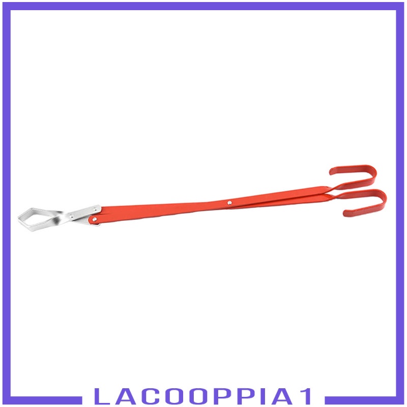 [LACOOPPIA1]Campfire Tongs Log Grabber Firewood Fire Pit Tools Camping Fireplace Tools