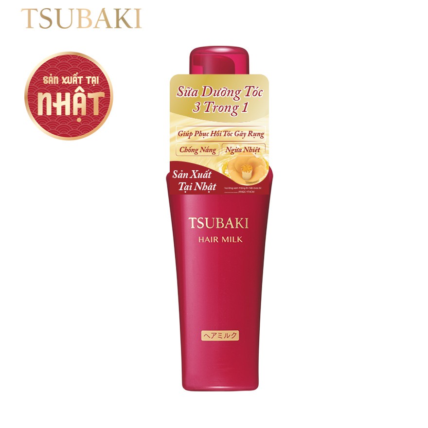 Sữa dưỡng tóc Tsubaki chống nắng và phục hồi hư tổn Hair Milk 100ml thumbnail