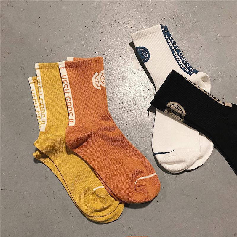 Tất Nam Nữ Unisex Cổ Cao Chất Cotton phong cách thể thao mới lạ - T065