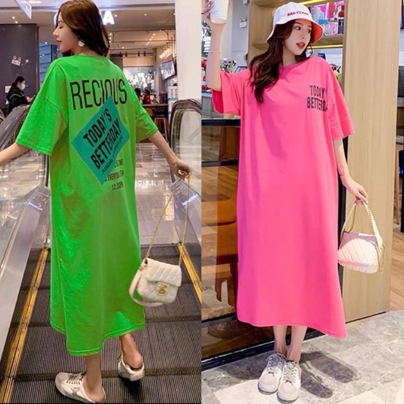 Váy Suông - Đầm Suông TODAY From Rộng Dáng Dài Chất Cotton Mát Tới 75kg | BigBuy360 - bigbuy360.vn