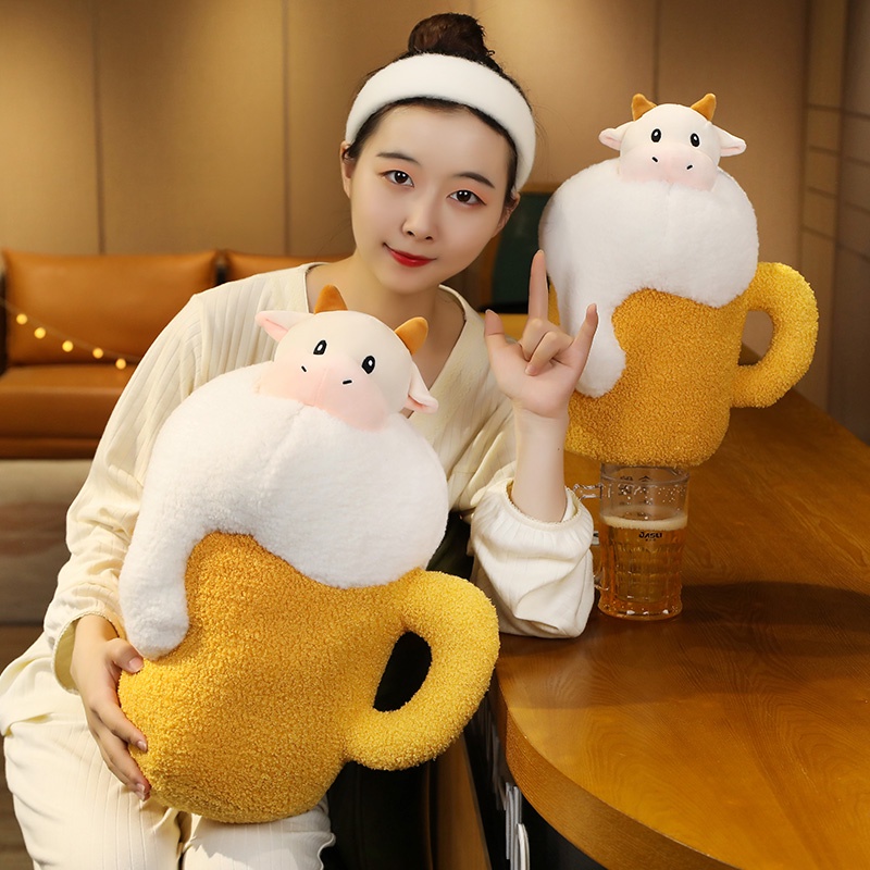 Dễ Thương Đồ chơi nhồi bông Hình Chú Cáo / Bò Sữa Đáng Yêu Mềm Mại Trang Trí Ghế sofa / Phòng Ngủ