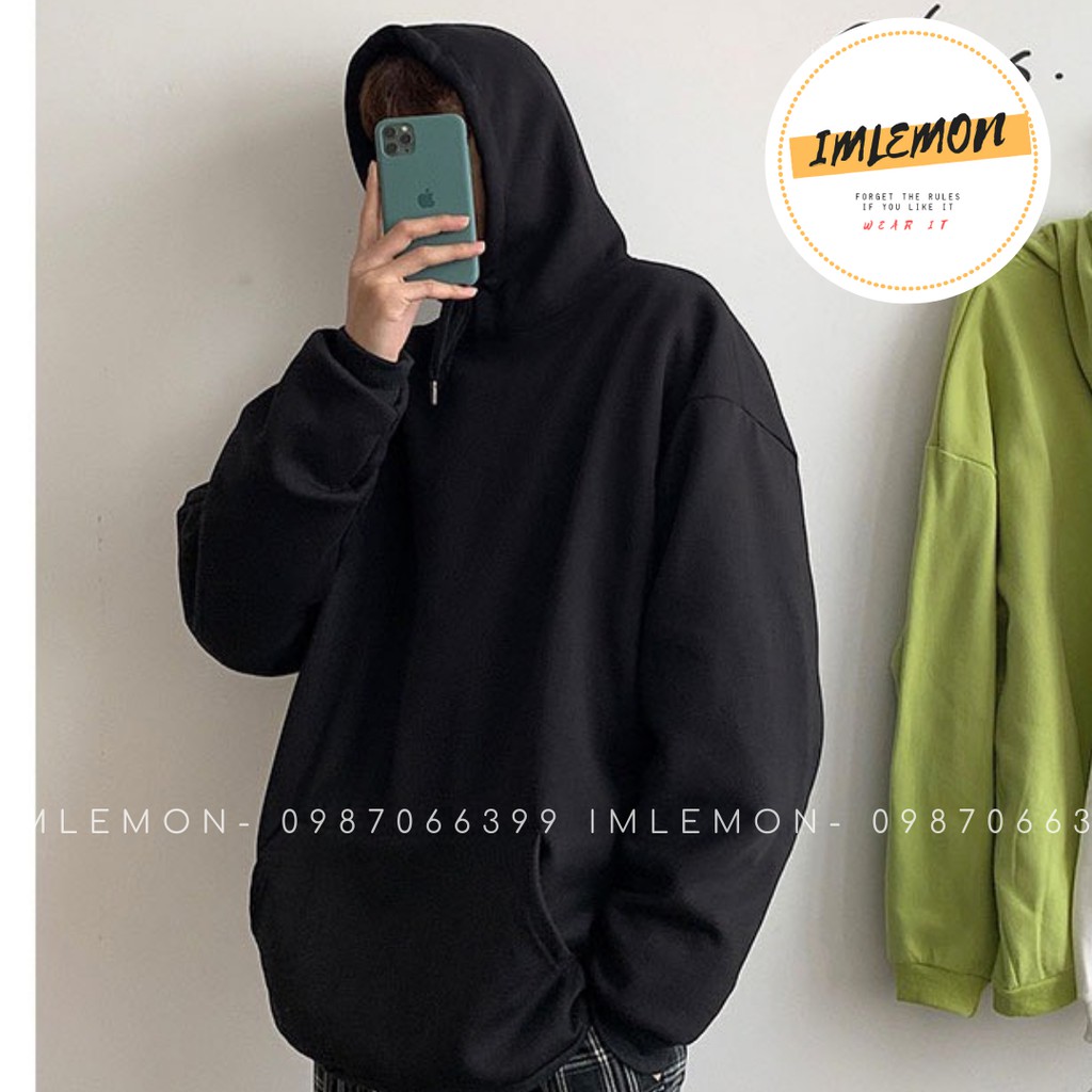 Áo Hoodie BASIC NHIỀU MÀU Trơn Team Couple Nỉ 100% Cotton SIÊU HOT
