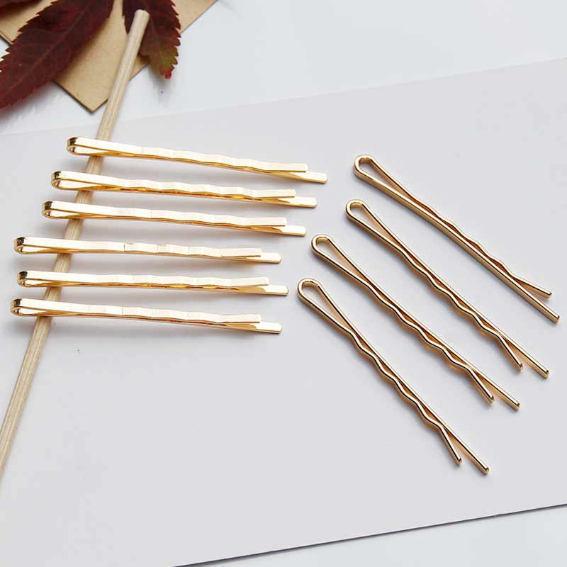 Kẹp tóc hợp kim lượn sóng phong cách Hàn Quốc xinh xắn cho nữ
