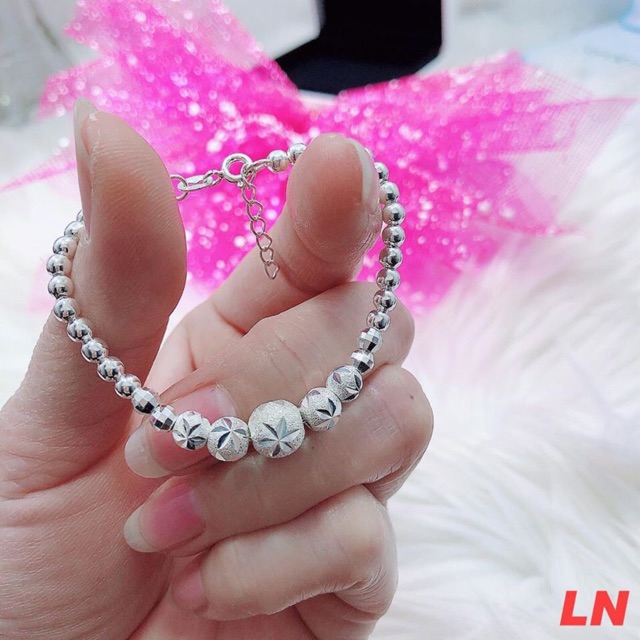 LẮC TAY BI HOẠ TIẾT CHO BÉ YÊU - LẮC TAY BẠC TRẺ CON