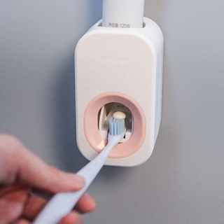 Handy wall mounted automatic toothpaste dispenser