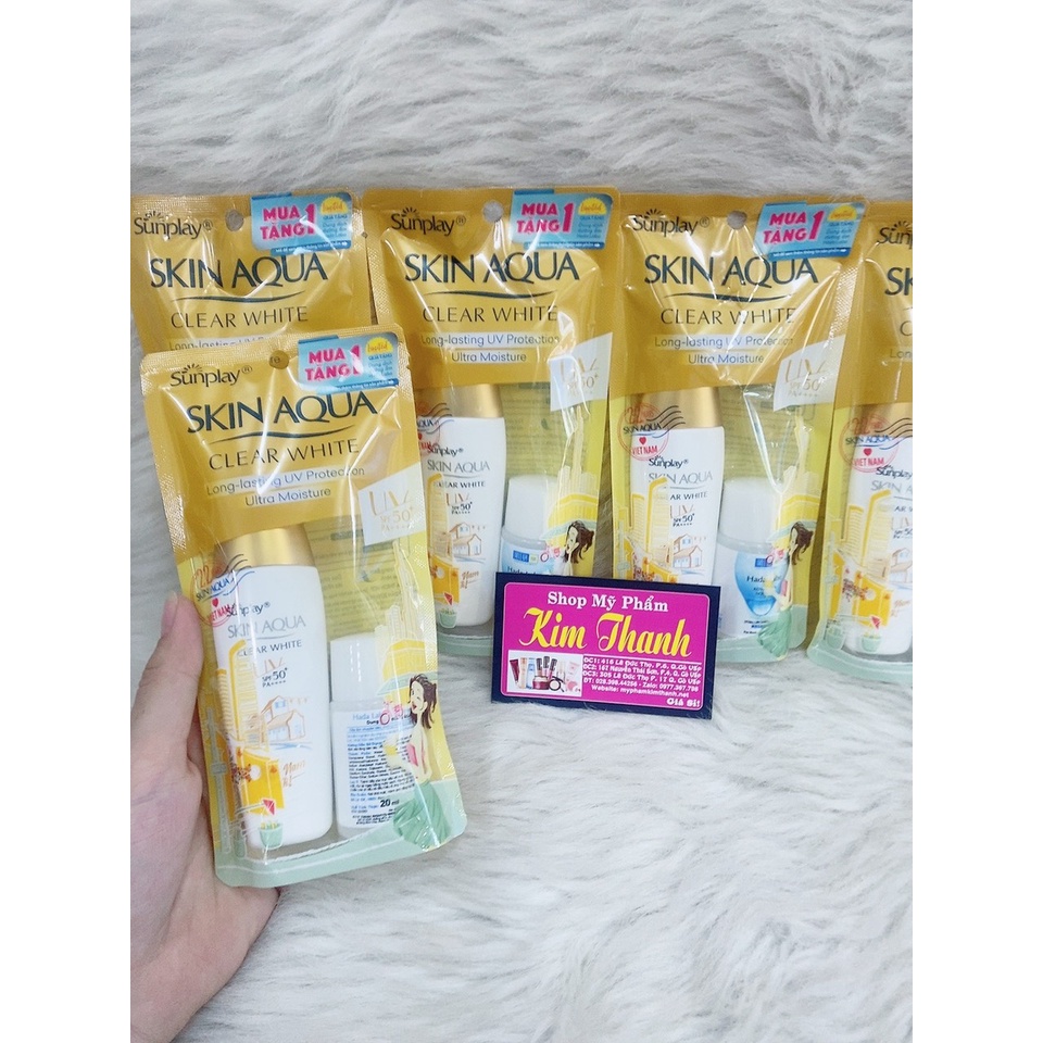 Sữa Chống Nắng Dưỡng Trắng Sunplay Skin Aqua Clear White SPF50
