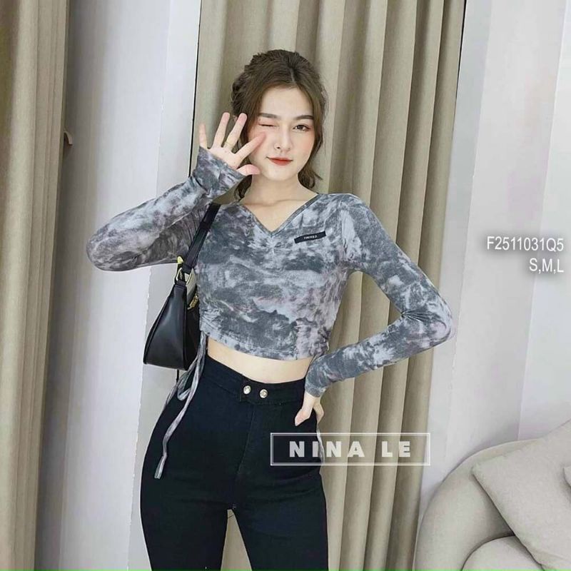 Quần jean đen dài khuy bấm lưng cao! HÀNG VNXK