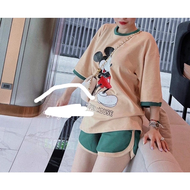 Set micky dễ thương sỉu luôn ạ tay lở nha khách_ Hình thật 100%