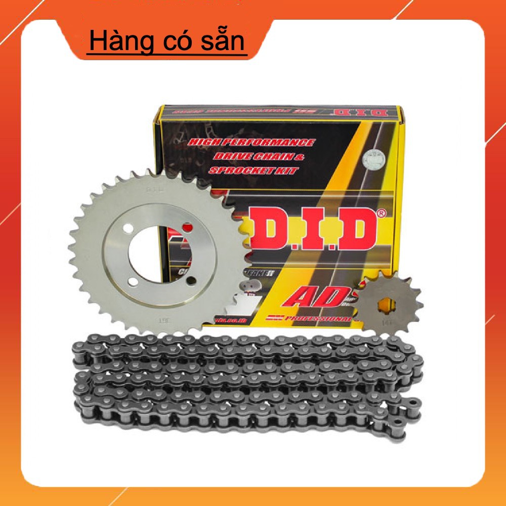 Nhông Sên Dĩa DID AD3 Smash/X-Bike 428x102L - 14Tx36T 9 Ly Thái Lan [ Hàng có sẵn ]